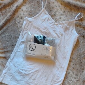 Zella Classic White Camisole Top Set 3